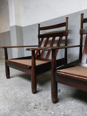 Brutalist Lounge Chairs, 1960s, Set of 2-AIF-1780295