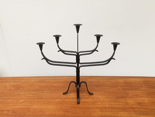 Brutalist Metal Candle Holder-UAH-1057026