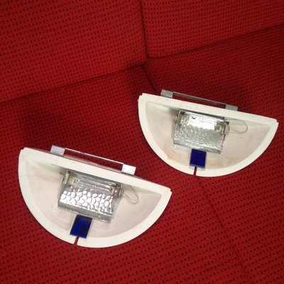 Brutalist Model 1424 Sconces from Atelier Sedap, France, 1990s, Set of 3-NTQ-1722448