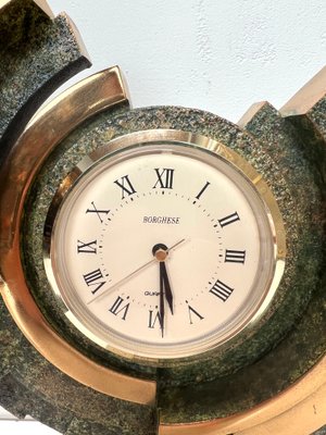 Brutalist Modern Art Clock from Borghese, 1980s-WZZ-1429006