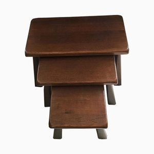 Brutalist Nesting Tables, Set of 3-SU-963936