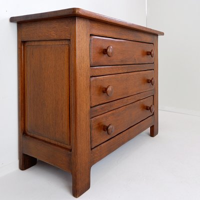 Brutalist Oak Chest of Drawers, 1960s-NYF-2018978