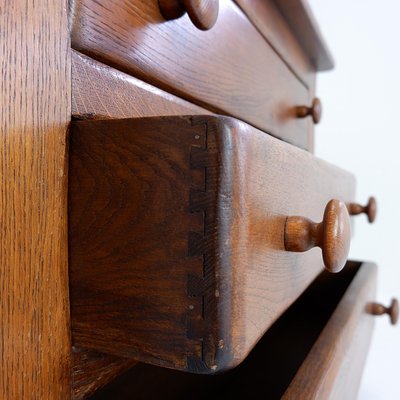 Brutalist Oak Chest of Drawers, 1960s-NYF-2018978