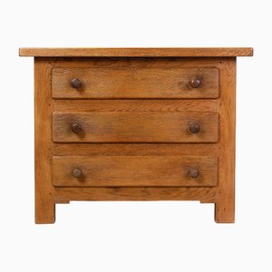 Brutalist Oak Chest of Drawers, 1960s-NYF-2018971