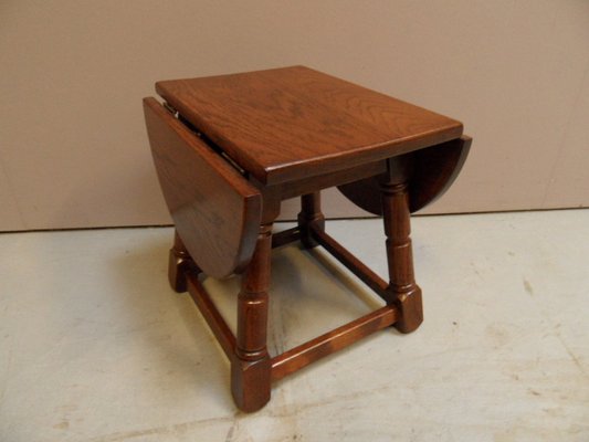 Brutalist Oak Side Table, 1960s-PNJ-1816662