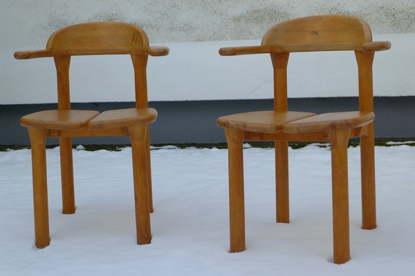 Brutalist Opus Chairs by Erwin Berghammer for Team 7, Austria, 1980s, Set of 2-VRE-1785826