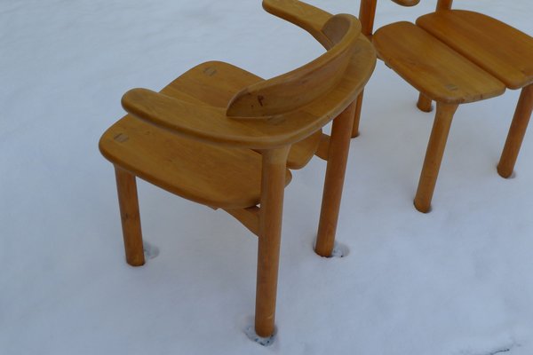 Brutalist Opus Chairs by Erwin Berghammer for Team 7, Austria, 1980s, Set of 2-VRE-1785826