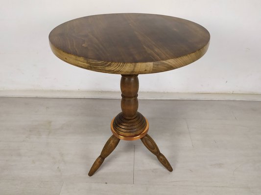 Brutalist Pedestalist Side Table by Charles Dudouyt, 1940s-EAD-1417554