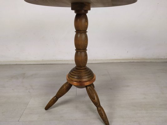 Brutalist Pedestalist Side Table by Charles Dudouyt, 1940s-EAD-1417554