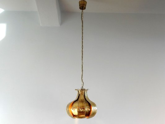 Brutalist Pendant Lamp by Svend Aage Holm Sørensen for Thea Metal, 1960s-NV-736297