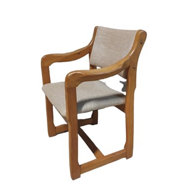 Brutalist Pine Chairs, Set of 4-TCS-1702563