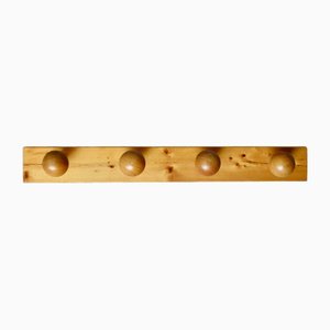 Brutalist Pine Coat Rack, 1970s-AIU-1776300