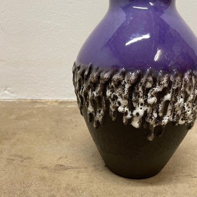 Brutalist Purple Fat Lava Ceramic Vase from Carstens Tönnieshof, Germany, 1970s-QZ-1796115