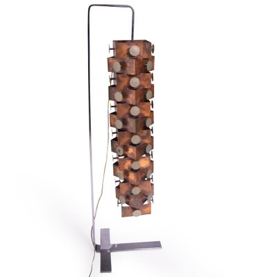 Brutalist Raindrops Floor Lamp, 1980s-TJQ-590986