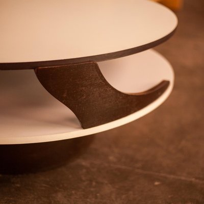 Brutalist Round Coffee Table from T. Spectrum, 1970s-QVY-1800372