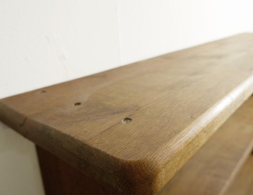 Brutalist Shelf in Wood, 1950s-NYF-2018799