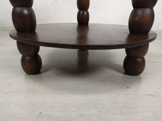 Brutalist Side Table attributed to Charles Dudouyt, 1930s-EAD-1821075