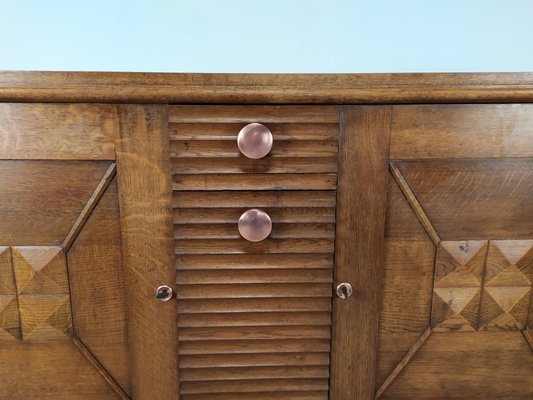 Brutalist Sideboard by Charles Dudouyt, 1940s-EAD-1383334