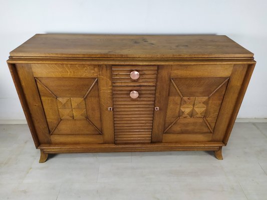 Brutalist Sideboard by Charles Dudouyt, 1940s-EAD-1383334