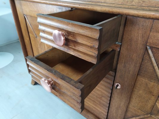 Brutalist Sideboard by Charles Dudouyt, 1940s-EAD-1383334