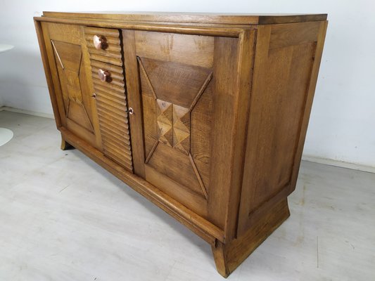 Brutalist Sideboard by Charles Dudouyt, 1940s-EAD-1383334