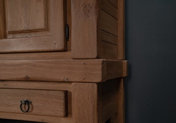 Brutalist Sideboard in Oak Wood, 1963-VLO-2031337