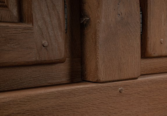 Brutalist Sideboard in Oak Wood, 1963-VLO-2031337