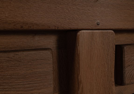 Brutalist Sideboard in Oak Wood, 1963-VLO-2031337