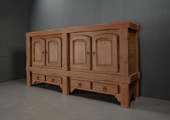 Brutalist Sideboard in Oak Wood, 1963-VLO-2031337