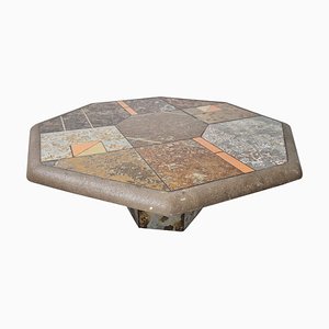 Brutalist Slate Coffee Table, 1970s-IRH-1264900