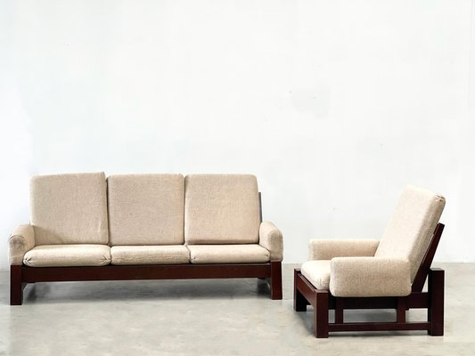 Brutalist Sofa Set, Set of 2-XLH-1674790