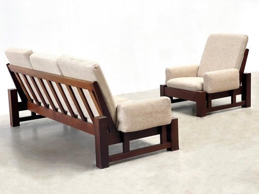 Brutalist Sofa Set, Set of 2-XLH-1674790