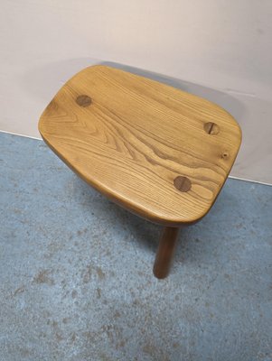 Brutalist Stool in the style of Charlotte Perriand-HLV-1819759