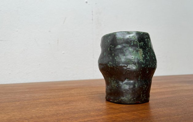 Brutalist Studio Pottery Vase, Germany, 1980s-UAH-1704020