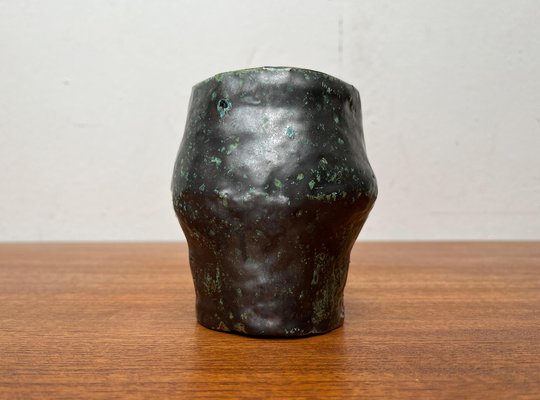 Brutalist Studio Pottery Vase, Germany, 1980s-UAH-1704020