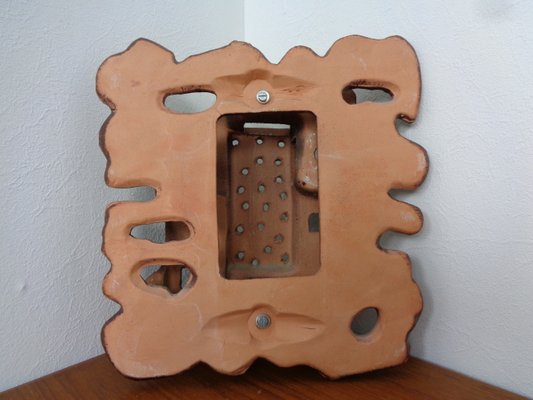 Brutalist Studio Wall Lamp in Ceramic, 1970s-RDW-1251786