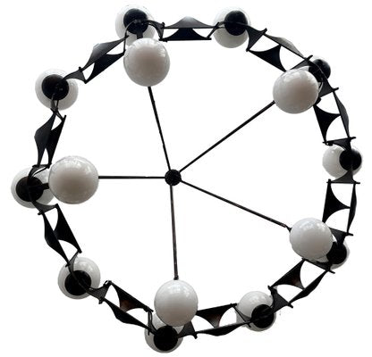 Brutalist Style Chandelier, 1950s-AHH-1793730