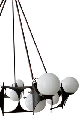 Brutalist Style Chandelier, 1950s-AHH-1793730