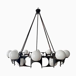 Brutalist Style Chandelier, 1950s-AHH-1793730