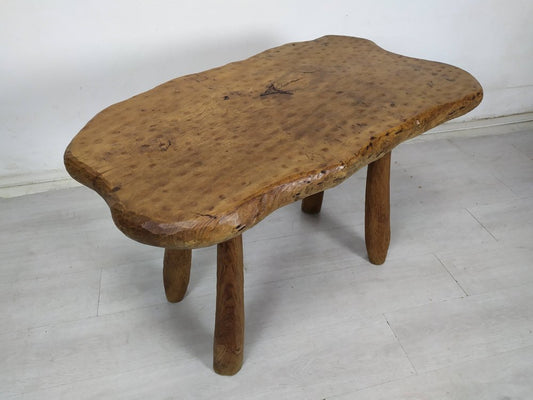 Brutalist Table in Ash, 1970s