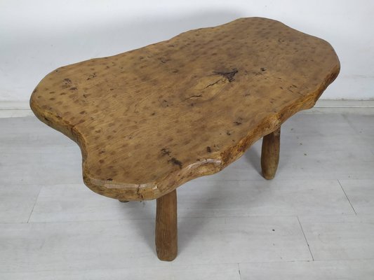 Brutalist Table in Ash, 1970s-EAD-1768671