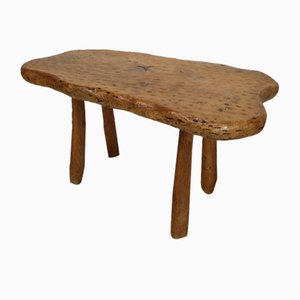 Brutalist Table in Ash, 1970s-EAD-1768671