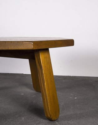 Brutalist Table in Oak in the Style of Dittmann & Co, 1960s.-VLO-1029723