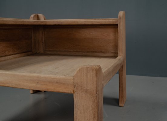 Brutalist Table in Oak Wood, 1963-VLO-2031348