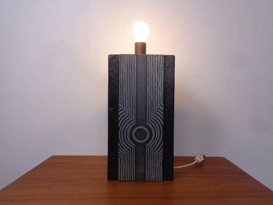 Brutalist Table Lamp from Temde, Switzerland, 1960s-RDW-1797033