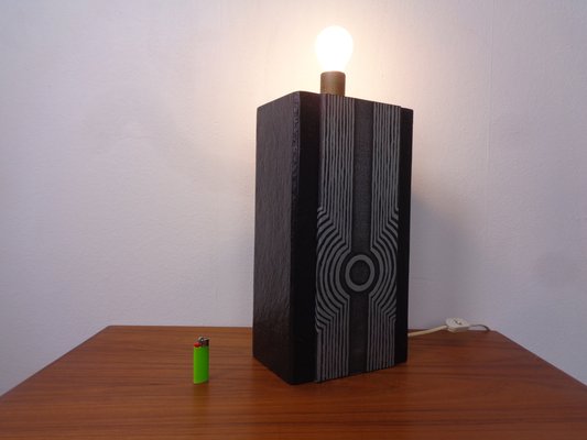 Brutalist Table Lamp from Temde, Switzerland, 1960s-RDW-1797033