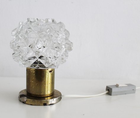 Brutalist Table Lamps Nicknamed the Crystals by Kamenicky Senov Manufacturer for Kamenický Šenov, 1970s, Set of 2-BAR-2032306