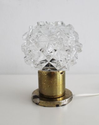 Brutalist Table Lamps Nicknamed the Crystals by Kamenicky Senov Manufacturer for Kamenický Šenov, 1970s, Set of 2-BAR-2032306