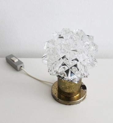 Brutalist Table Lamps Nicknamed the Crystals by Kamenicky Senov Manufacturer for Kamenický Šenov, 1970s, Set of 2-BAR-2032306