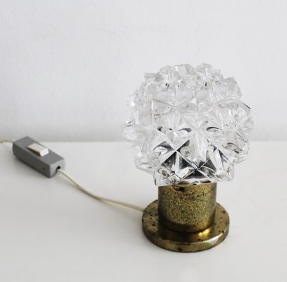 Brutalist Table Lamps Nicknamed the Crystals by Kamenicky Senov Manufacturer for Kamenický Šenov, 1970s, Set of 2-BAR-2032306